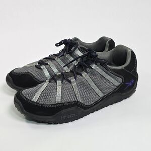 Kuru Chicane Hiking Trail Shoes Gray Black Silver 200625E Mesh Women's 10.5